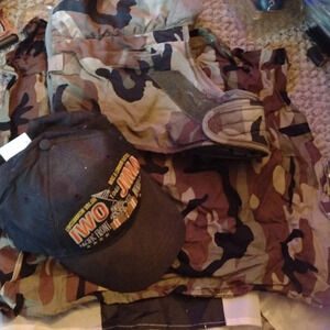 Camouflage Handkerchief Hat atIWO JIMA Ball cap